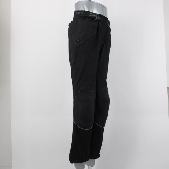 Joe Rocket Sz L 12-14 Black Nylon Mesh Mixed Media Padded Motorcycle Pants - Picture 6 of 16